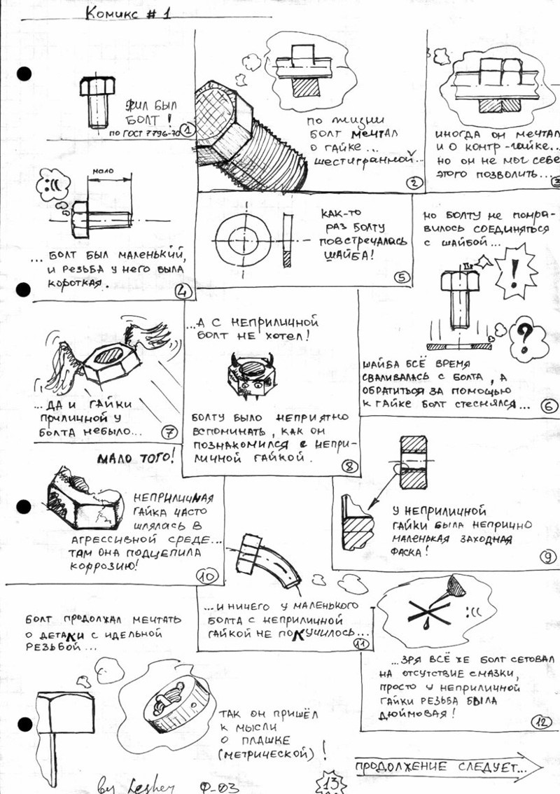 Поучительная история одного метиза в картинках