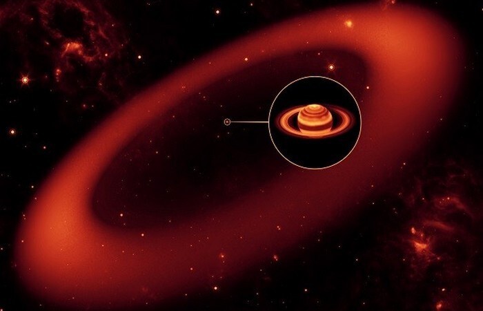 8. Гигантское кольцо Сатурна