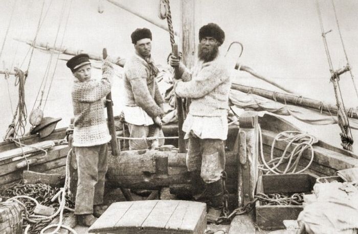 Старые фото русских рыбаков