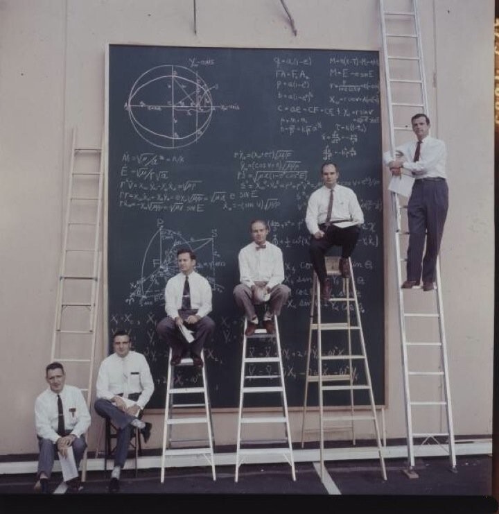 11.Ученые NASA за работой. 1960-ые. 