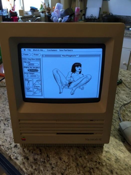 Как выглядит порно на Макинтоше конца 80-х