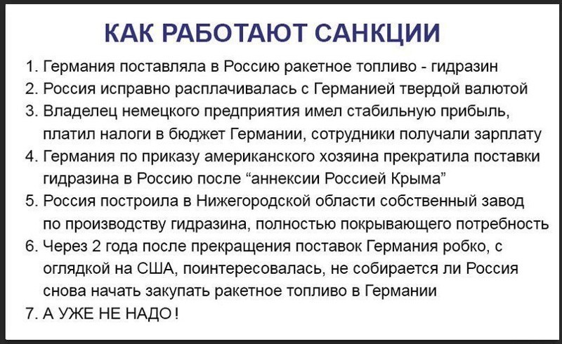 Ох уж эти санкции