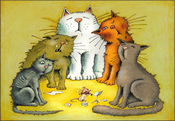 Весёлые карикатуры от «Бесэдера?» для тех, кто любит котиков