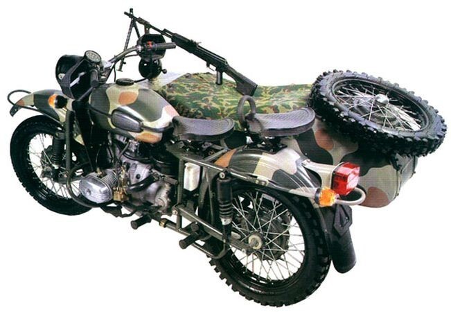 На Ирбитском заводе представили новинку - военный мотоцикл "Капрал"
