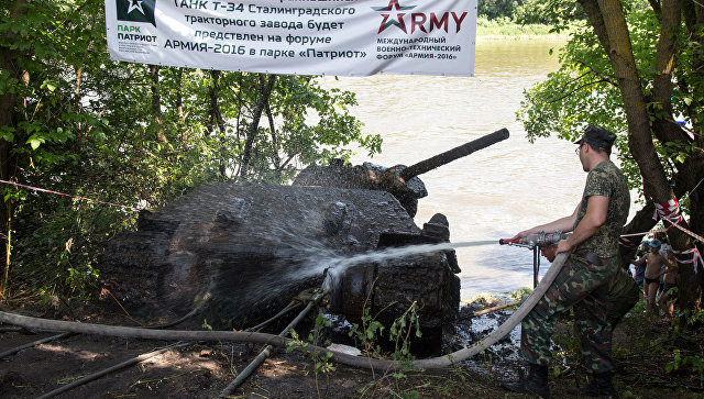 Под Воронежем со дна реки подняли единственный сохранившийся танк Т-34-76 (Дополнение)