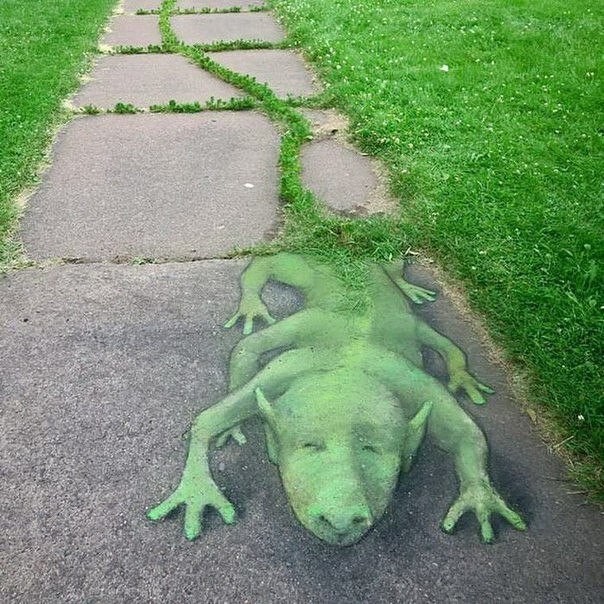 Невероятный стрит-арт от David Zinn