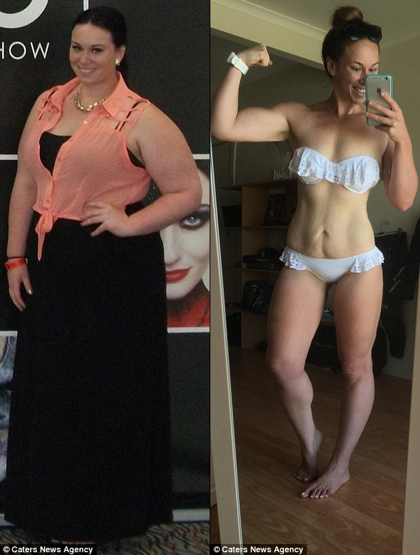 Затем она начала подсчитывать калории, и уже через месяц весила 100 кг. 