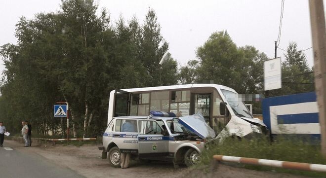 Авария дня. ДТП с автобусом на севере Томской области