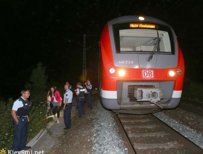 В Баварии человек с топором устроил бойню в поезде