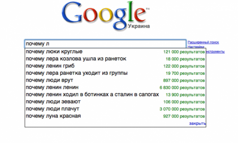 12 запросов GOOGLE, которые поставят в тупик любого адекватного человека