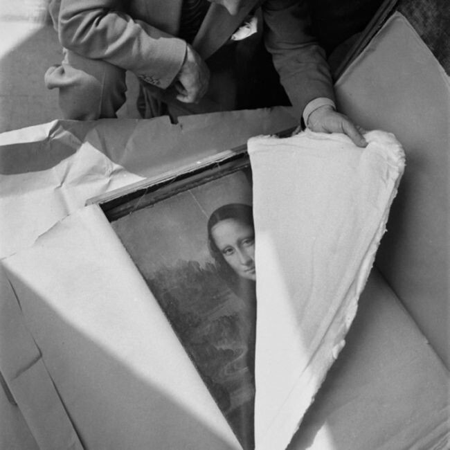 Возвращение Моны Лизы в Лувр после войны, 1945 год, Франция 
