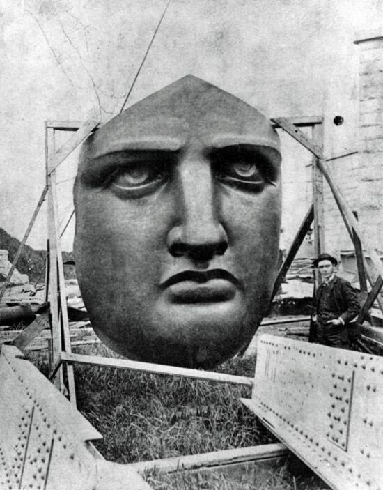 Распаковка Статуи Свободы, 1885 год, США 