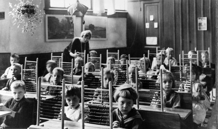 1930. Обучение детей навыкам счета в Нидерландах