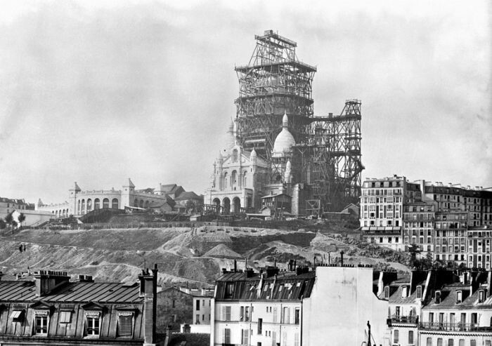 1880. Строительство базилики Сакре-Кёр 