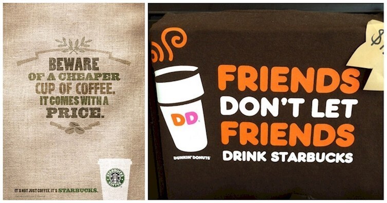 15. Dunkin’ Donuts и Starbucks выпустили коготки