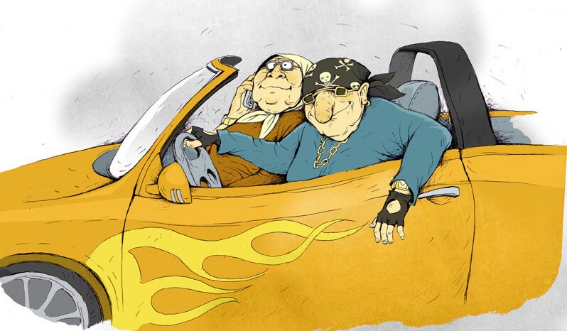 Бабушки за рулём КАМАЗа и в других забавных ситуациях