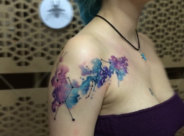 Потрясающие акварельные татуировки, которые вдохновят вас на собственный боди-арт