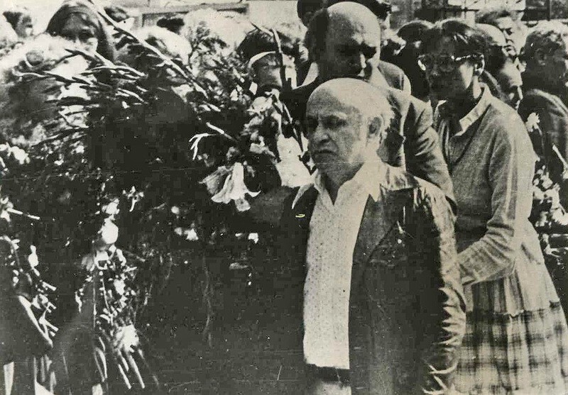 Р.Быков, Е.Санаева. Ваганьково, 28 июля 1980 года. 