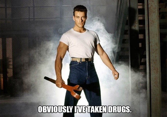 Очевидно, я принимал наркотики.