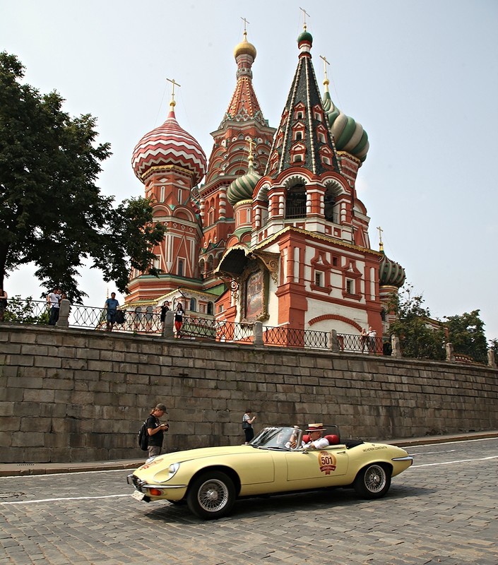 Ралли ретро-автомобилей в Москве