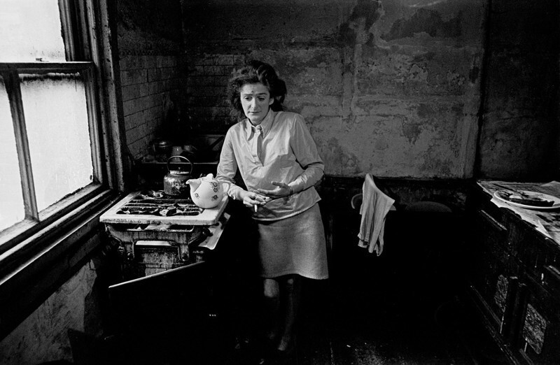 Ньюкасл, 1972. Хозяйка на кухне.