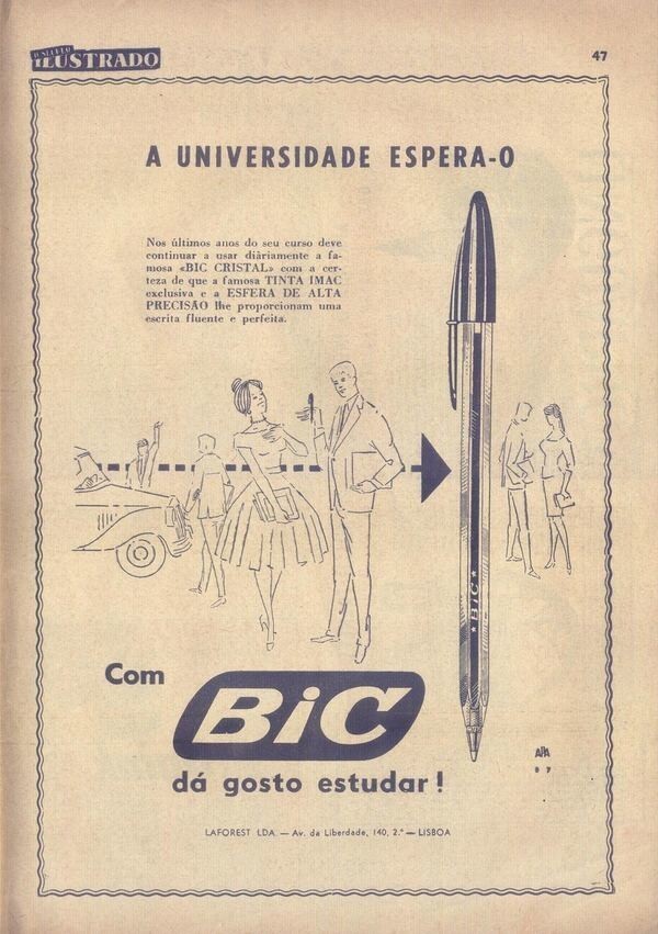 Он пошел по пути удешевления продукта. Тогда как у всех в 1950-е годы ручки стоили по 10$ он выпустил свой пластиковый аналог по цене стержня за 0.29$ и в первый день продал 10 000 ручек.