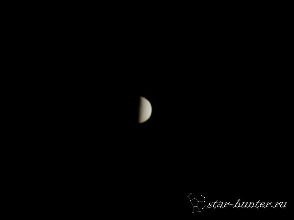 Венера через любительский телескоп