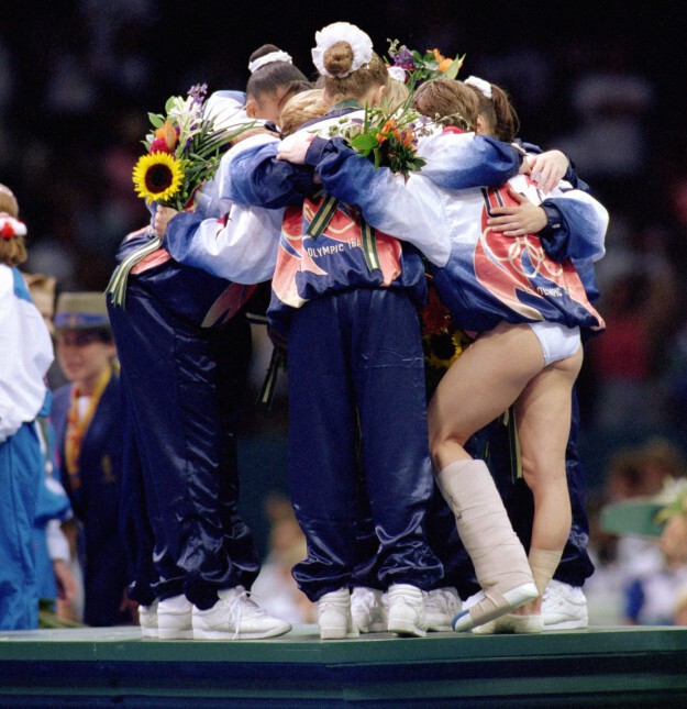 ...и это принесло женской гимнастической сборной США первое Олимпийское золото в командных соревнованиях
