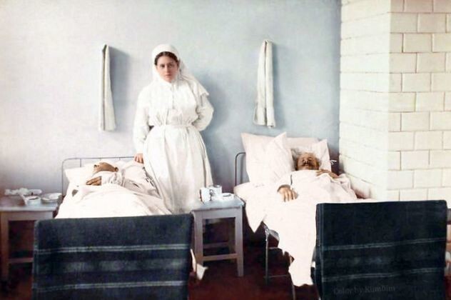 Медсестра, 1914-1916 год