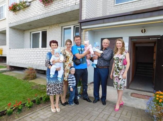 Жена губернатора Калининградской области подарила свою квартиру многодетной семье