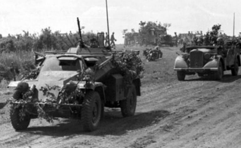 Немецкие и советские легковые автомобили во время войны