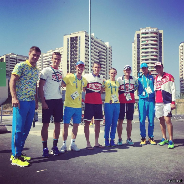 Теннисные сборные России и Украины на Олимпиаде в Рио показали всем, какими д...
