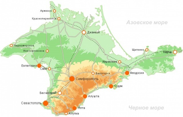 В Крыму построят газопровод Керчь - Симферополь 
