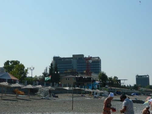 строят отель Абхазия 