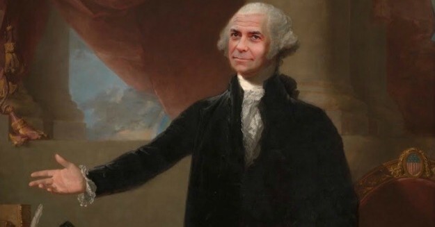 Джордж Клуни или Вашингтон? Портрет кисти Гилберта Стюарта