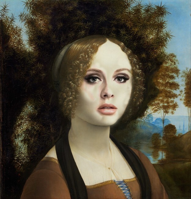 Адель на портрете Джиневры де Бенчи кисти Леонардо да Винчи
