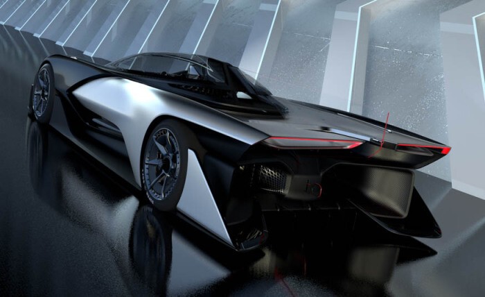 Faraday Future FFZERO1: электромобиль будущего в 1000 л.с. с управлением от смартфона