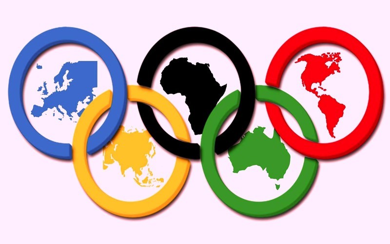 Олимпийские эмблемы и талисманы разных лет
