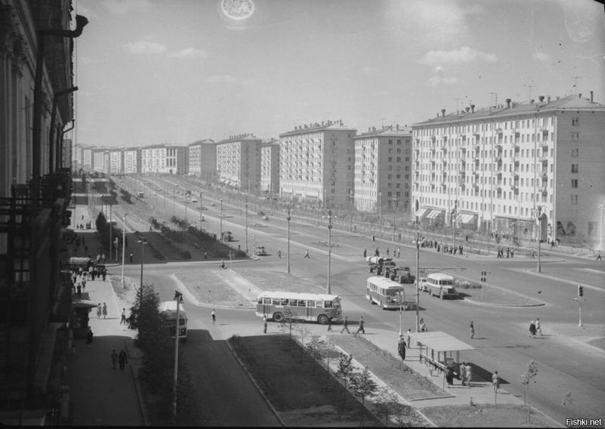 Москва, Ленинский проспект, 1959 г