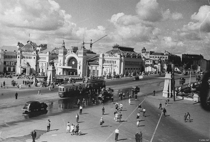 Москва, Белорусский вокзал, 1937 год