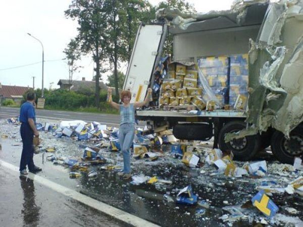 Аварии с грузовиками
