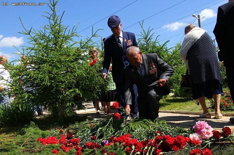 Торжественное перезахоронение советских солдат 22.06.2016 г