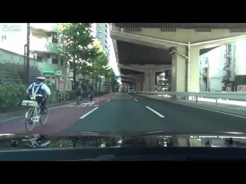 Полицейская погоня в Японии 