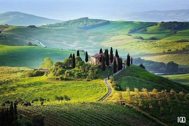 Завораживающие пейзажи Тосканы, Италия
