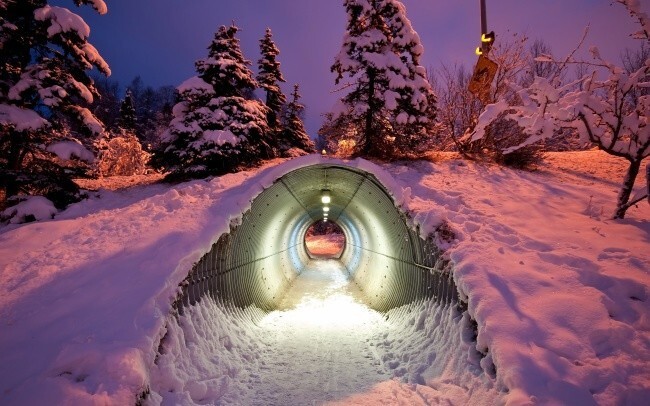 Тоннель под трассой для животных, Финляндия