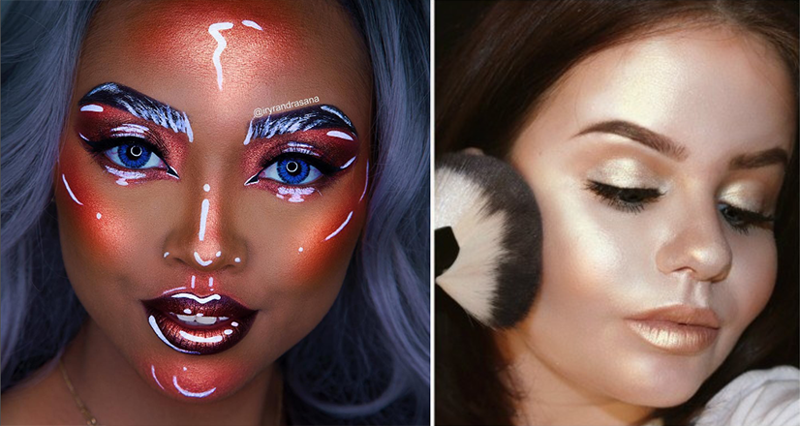 12 безумных применений хайлайтера для самых смелых любителей макияжа
