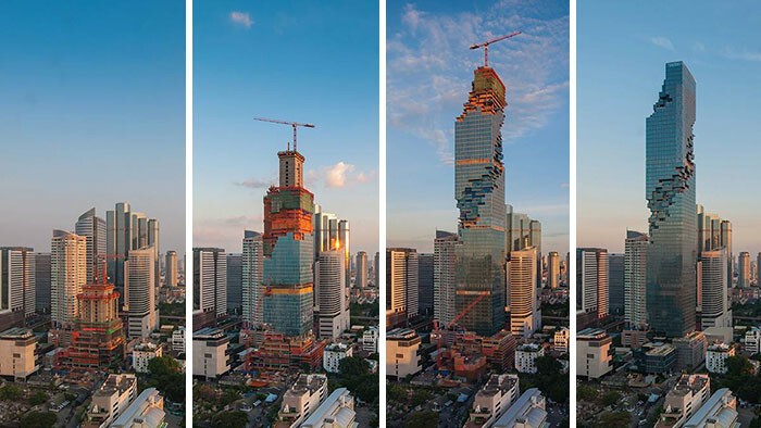Мы строили, строили и наконец построили: самый высокий небоскрёб в Таиланде