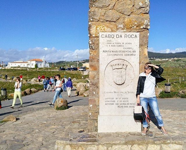 Самая западная точка континентальной Европы, мыс Рока Португалия (Cabo da Roca)