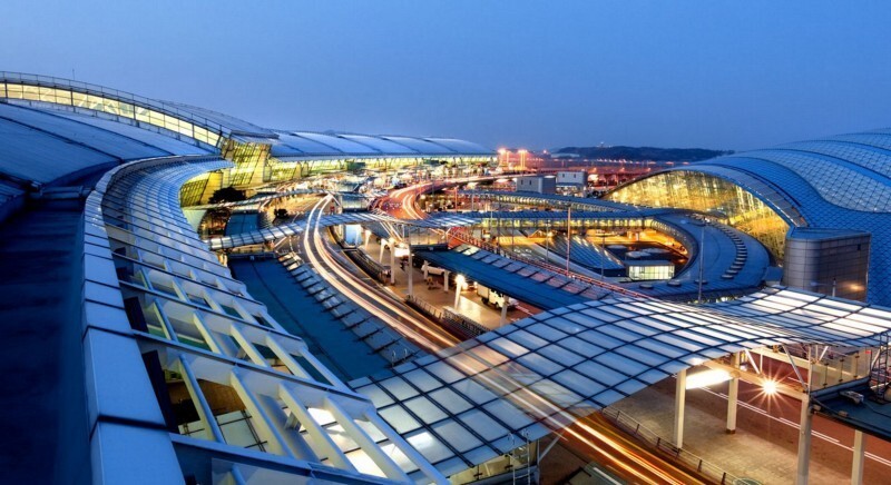 7. Аэропорт Инчхон (Incheon International Airport, Incheon, South Korea)