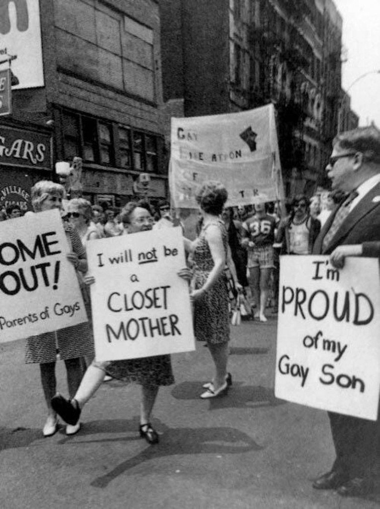 ''Я горжусь своим сыном-геем", Нью-Йорк, 1974 год  